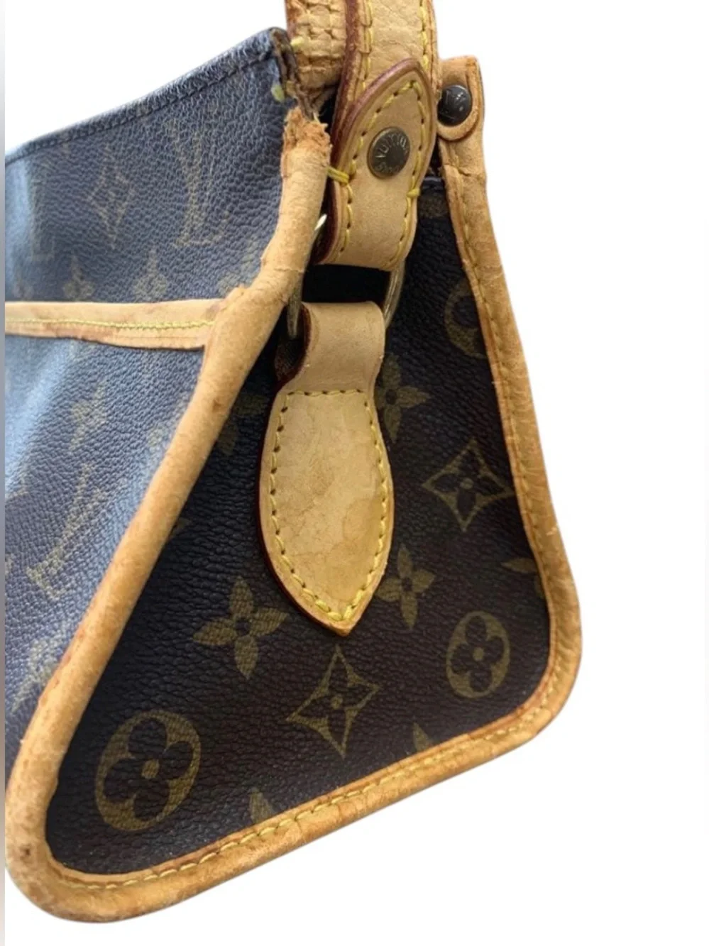 Louis Vuitton Popincourt LV Monogram Canvas Logo Long Purse Shoulder Bag
